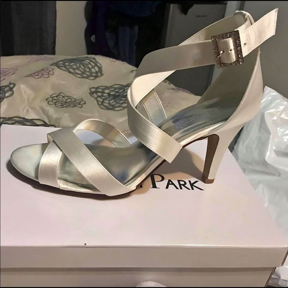 Elegant silk heels